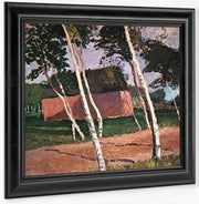 Worpsweder Landscape By Paula Modersohn Becker Fine Art Print