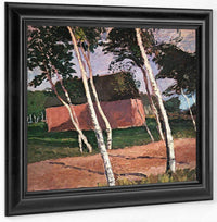 Worpsweder Landscape By Paula Modersohn Becker Fine Art Print