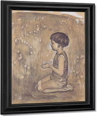 Worship 1893 Pencil Chalk Watercolor 62X45Cm Kunstmuseum Winterthur By Ferdinand Hodler Fine Art Print