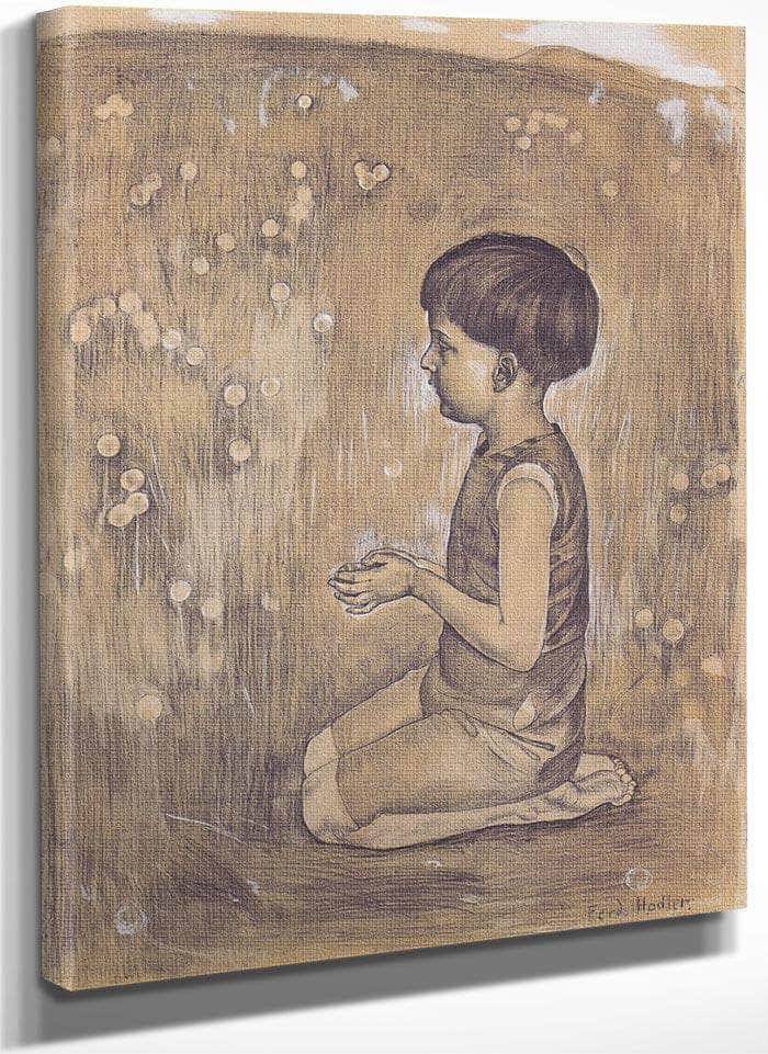 Worship 1893 Pencil Chalk Watercolor 62X45Cm Kunstmuseum Winterthur By Ferdinand Hodler Fine Art Print