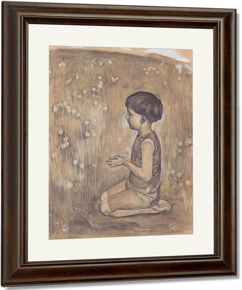 Worship 1893 Pencil Chalk Watercolor 62X45Cm Kunstmuseum Winterthur By Ferdinand Hodler Fine Art Print