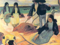 Wrack Collectors By Paul Gauguin Fine Art Print