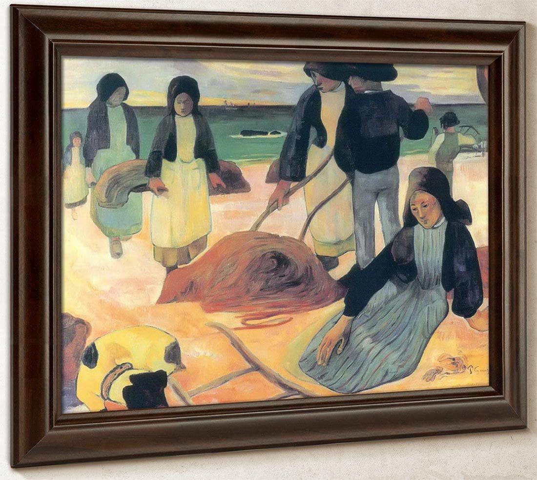 Wrack Collectors By Paul Gauguin Fine Art Print