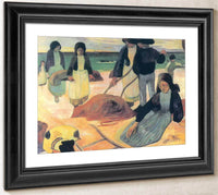 Wrack Collectors By Paul Gauguin Fine Art Print