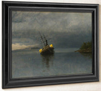 Wreck Of The Ancon In Loring Bay Alaska By Albert Bierstadt Fine Art Print