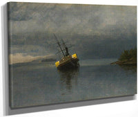 Wreck Of The Ancon In Loring Bay Alaska By Albert Bierstadt Fine Art Print