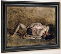 Wrestlers By  Thomas Eakins Fine Art Print