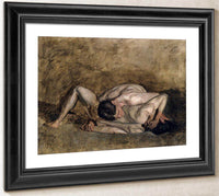 Wrestlers By  Thomas Eakins Fine Art Print