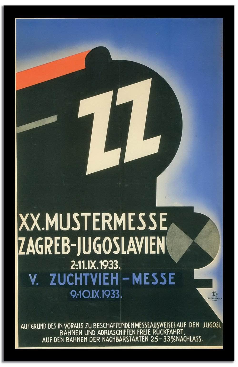 Xx.mustermesse  Vintage Poster Fine Art Print