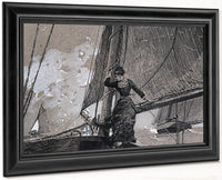 Yachting Girl By Winslow Homer Fine Art Print