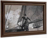 Yachting Girl By Winslow Homer Fine Art Print