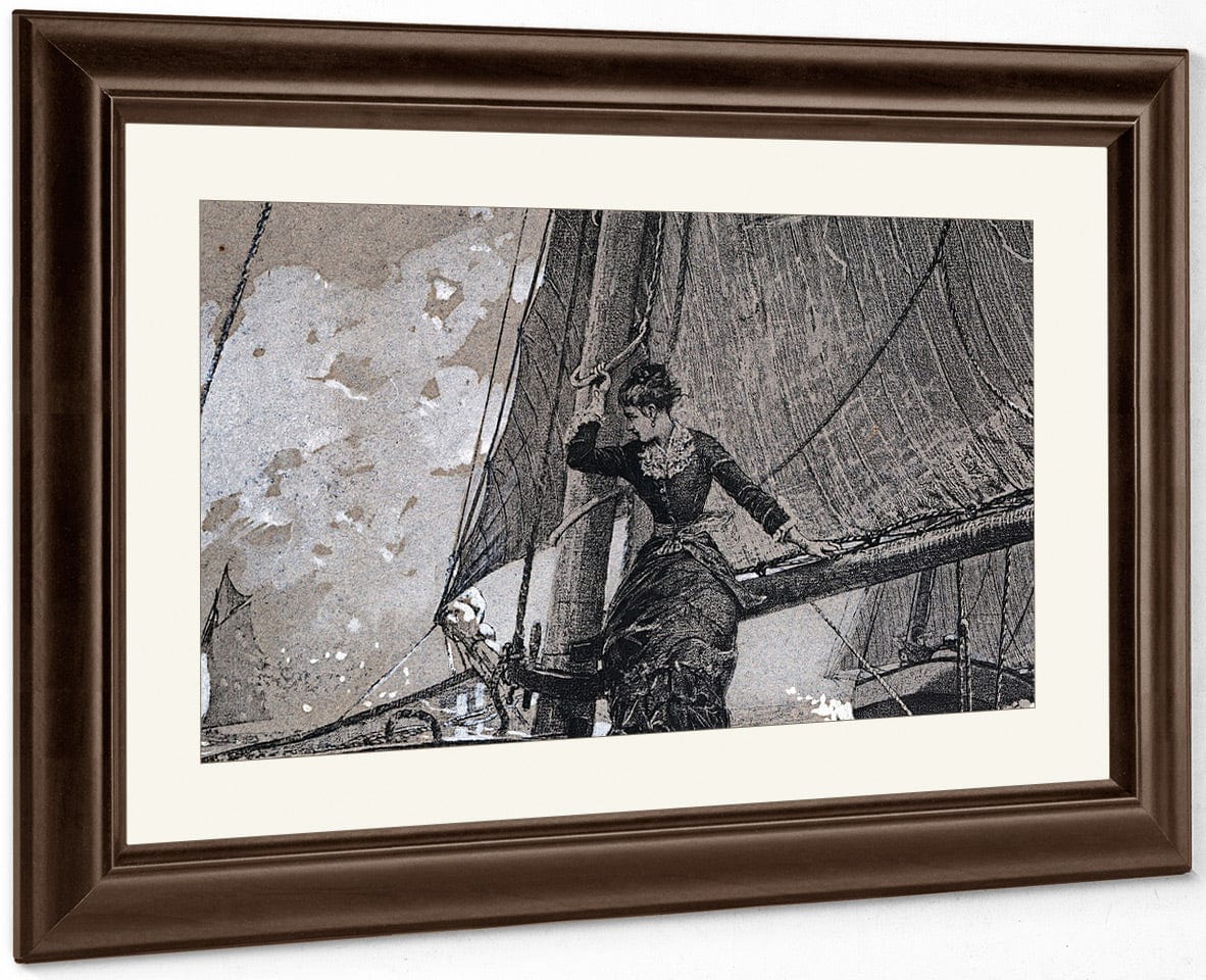 Yachting Girl By Winslow Homer Fine Art Print