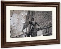 Yachting Girl By Winslow Homer Fine Art Print