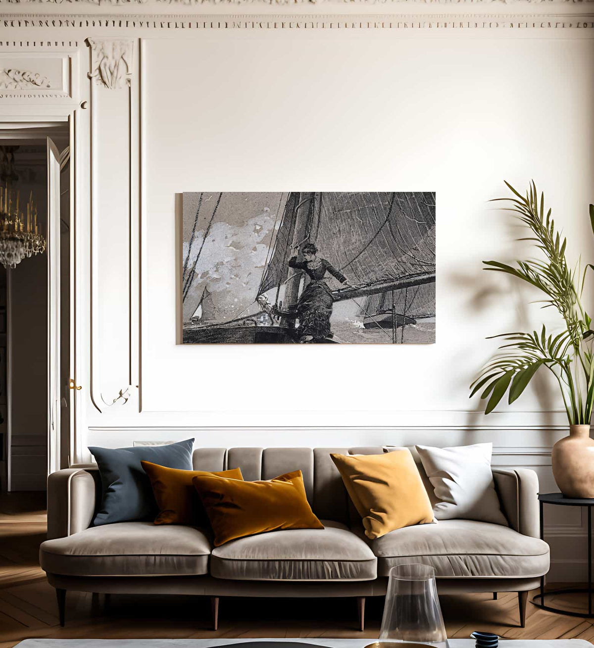 Yachting Girl By Winslow Homer Fine Art Print