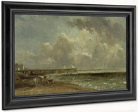 Yarmouth Pier By John Constable Fine Art Print