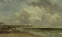 Yarmouth Pier By John Constable Fine Art Print