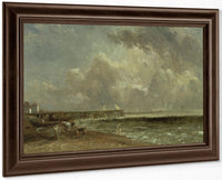 Yarmouth Pier By John Constable Fine Art Print