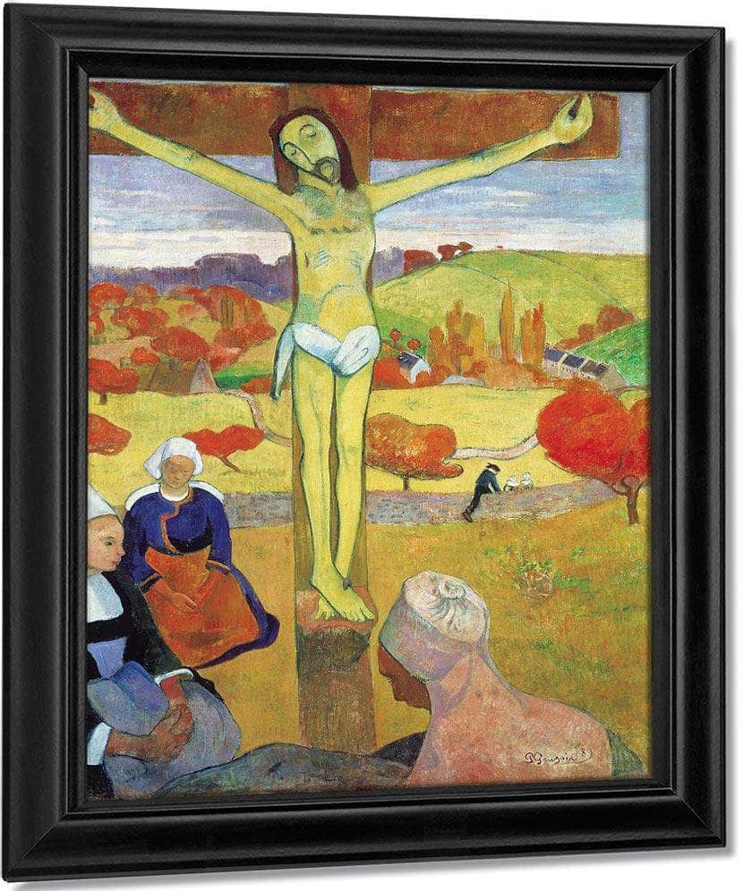 Yellow Christ By Paul Gauguin Fine Art Print
