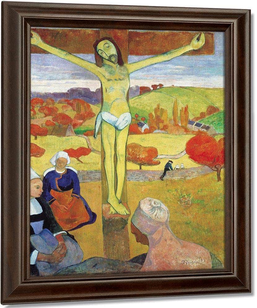 Yellow Christ By Paul Gauguin Fine Art Print