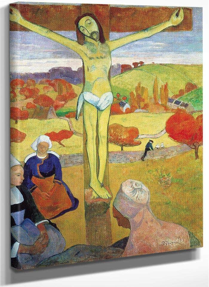 Yellow Christ By Paul Gauguin Fine Art Print