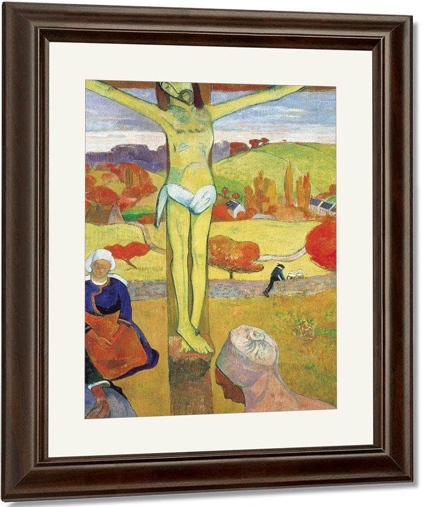 Yellow Christ By Paul Gauguin Fine Art Print