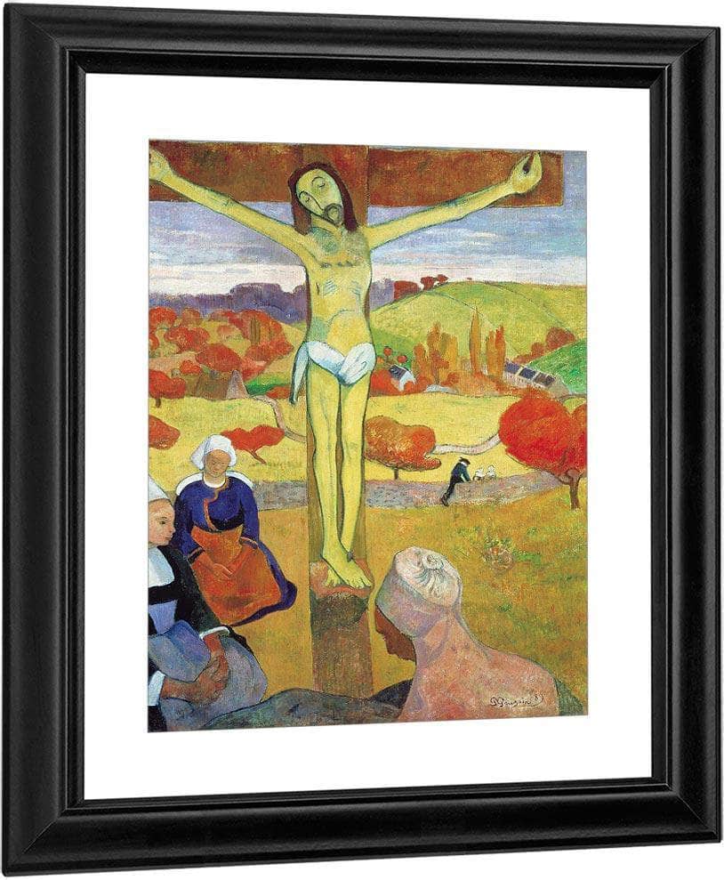 Yellow Christ By Paul Gauguin Fine Art Print