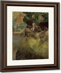 Yellow Dancers (In The Wings) By Edgar Degas Fine Art Print