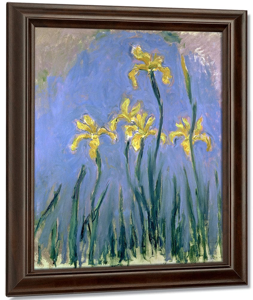 Yellow Irises By Claude Monet Fine Art Print