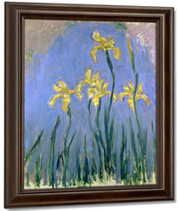 Yellow Irises By Claude Monet Fine Art Print