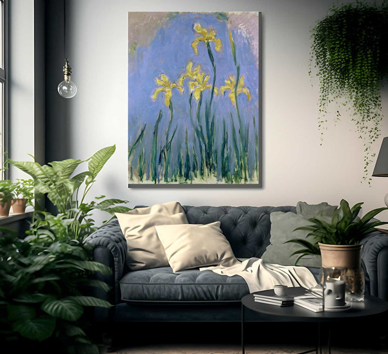 Yellow Irises By Claude Monet Fine Art Print