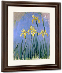 Yellow Irises By Claude Monet Fine Art Print