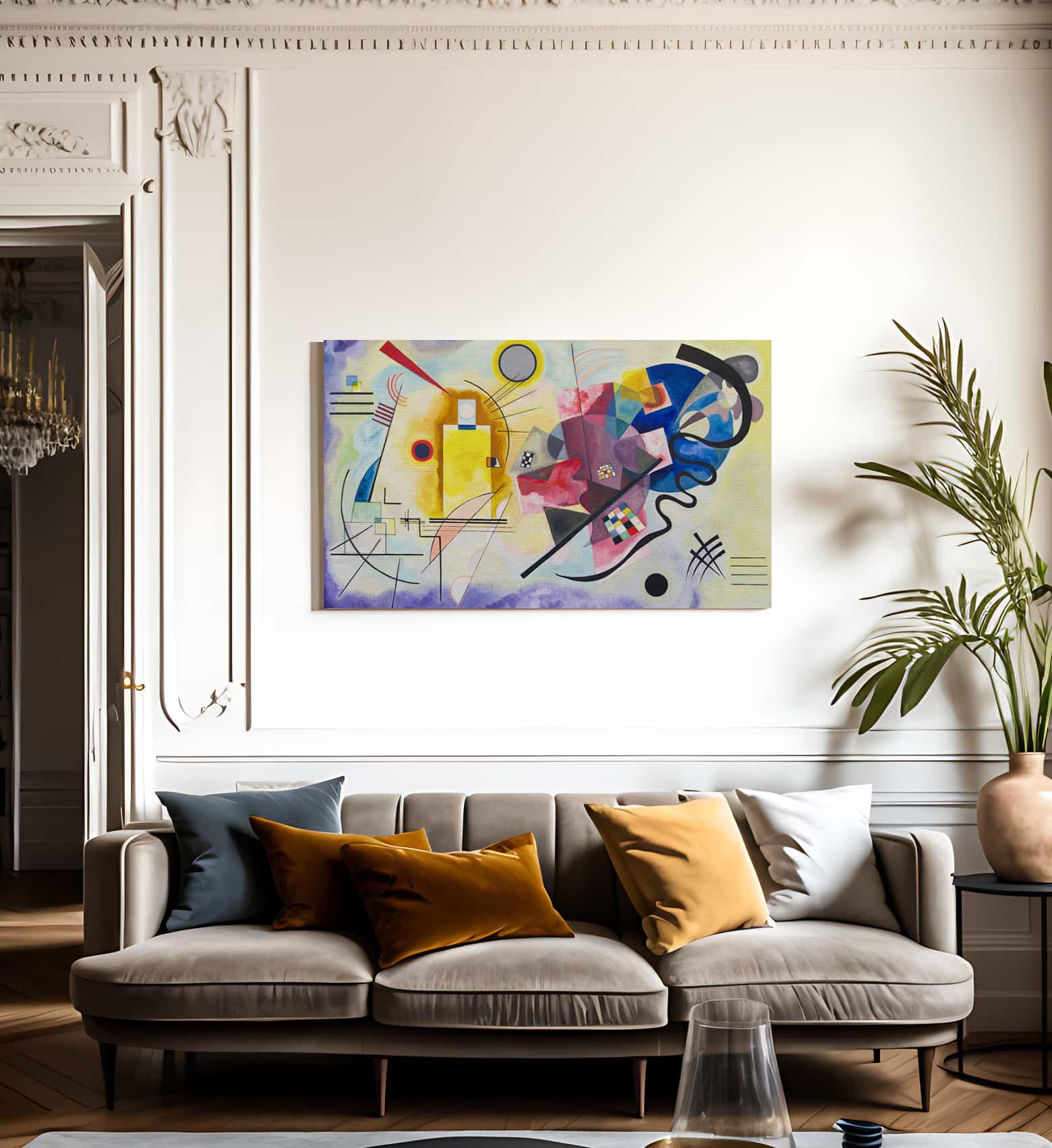 Yellow Red Blue 1925 By Wassily Kandinsky Fine Art Print