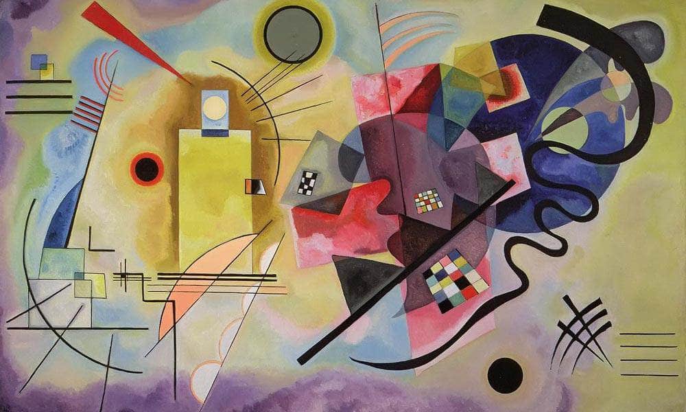 Yellow Red Blue By Wassily Kandinsky Fine Art Print
