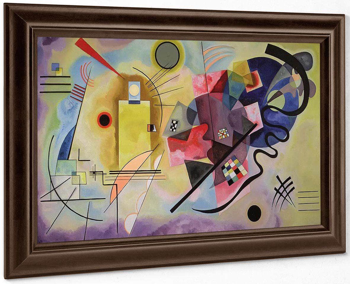Yellow Red Blue By Wassily Kandinsky Fine Art Print