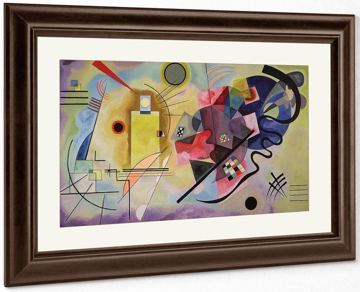 Yellow Red Blue By Wassily Kandinsky Fine Art Print