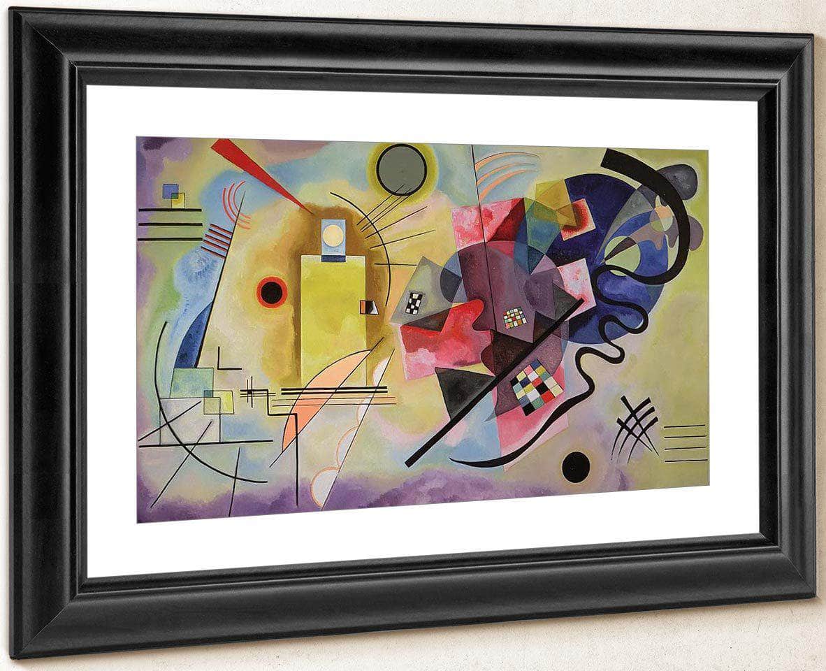 Yellow Red Blue By Wassily Kandinsky Fine Art Print
