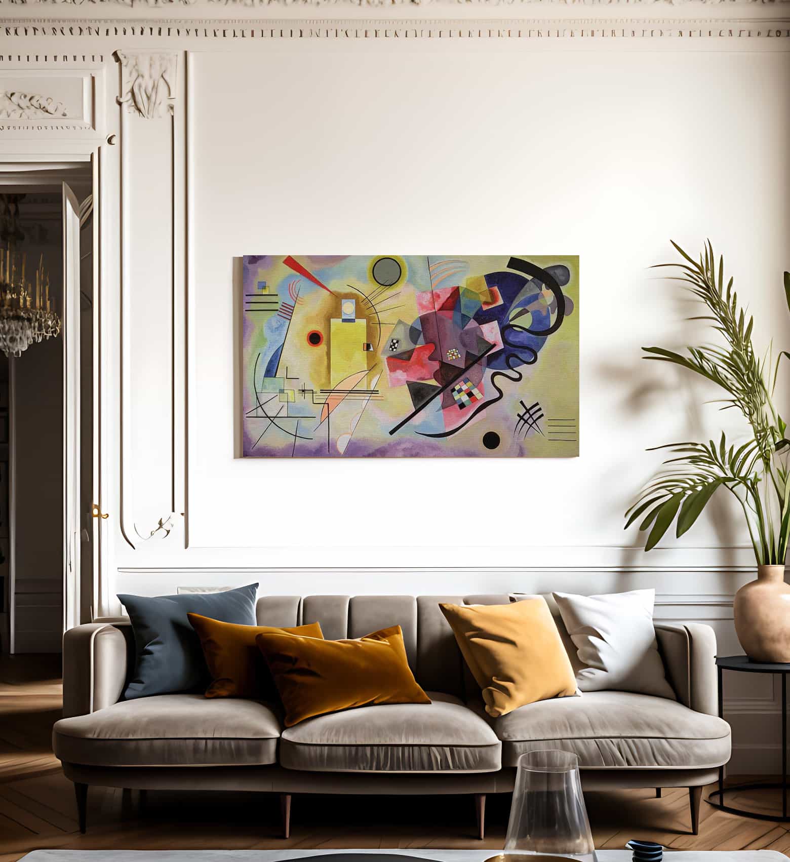 Yellow Red Blue By Wassily Kandinsky Fine Art Print