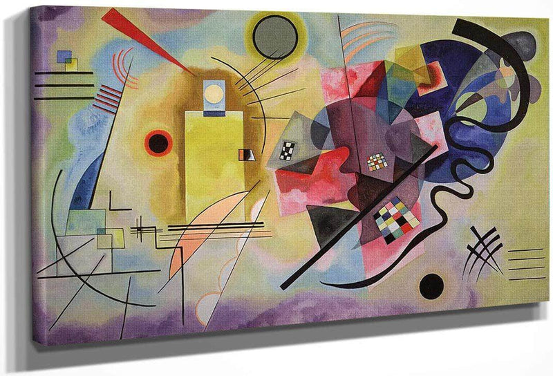 Yellow Red Blue By Wassily Kandinsky Fine Art Print
