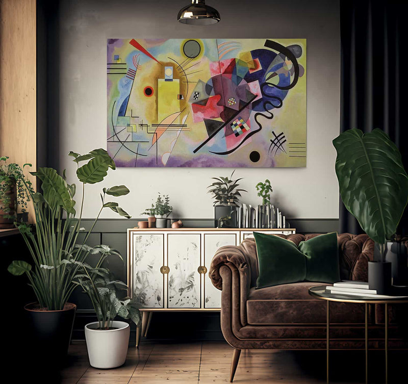 Yellow Red Blue By Wassily Kandinsky Fine Art Print