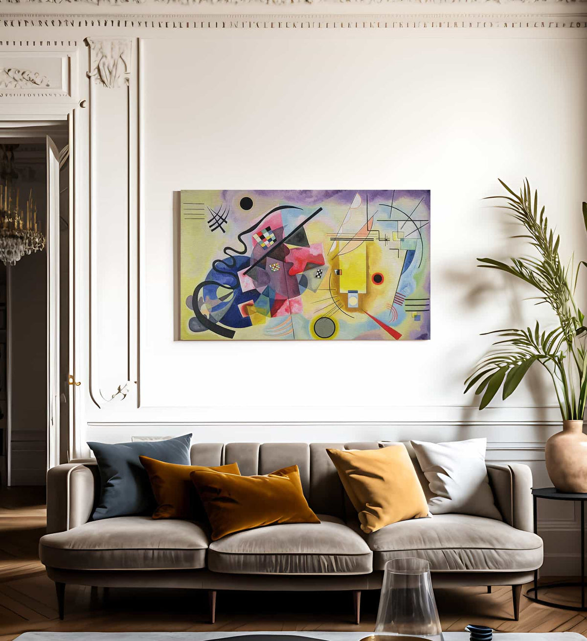 Yellow Red Blue1925 By Wassily Kandinsky Fine Art Print