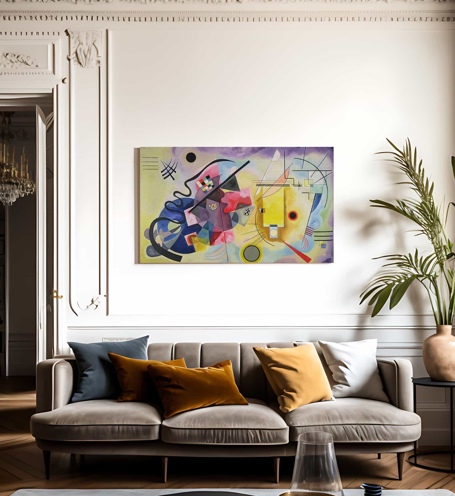 Yellow Red Blue1925 By Wassily Kandinsky Fine Art Print