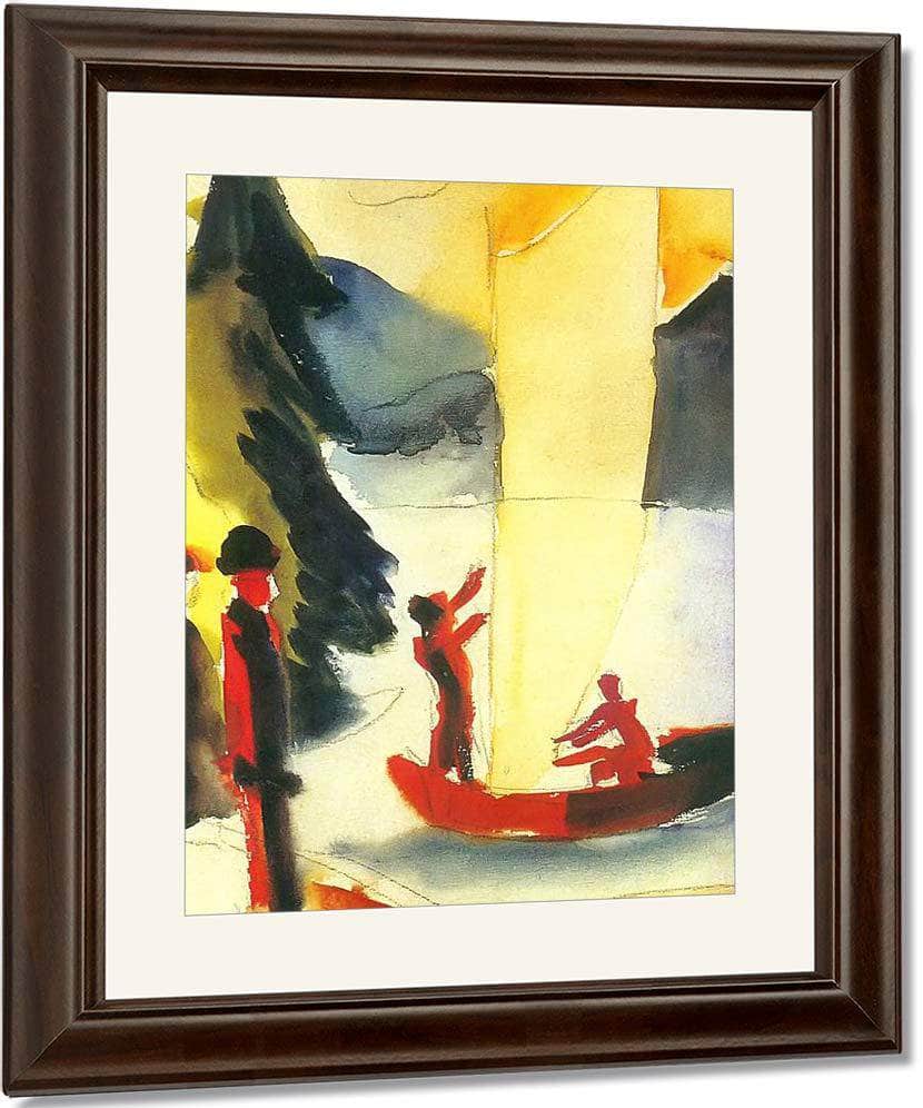 Yellow Sail By August Macke Fine Art Print