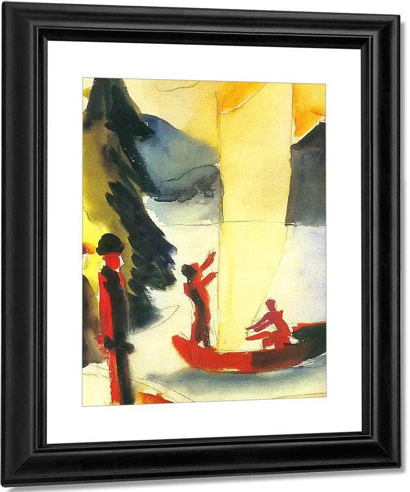 Yellow Sail By August Macke Fine Art Print