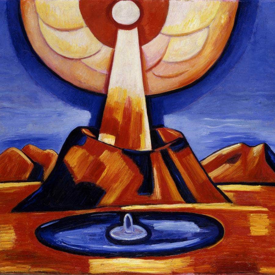 Yliaster (Paracelsus) By Marsden Hartley Fine Art Print