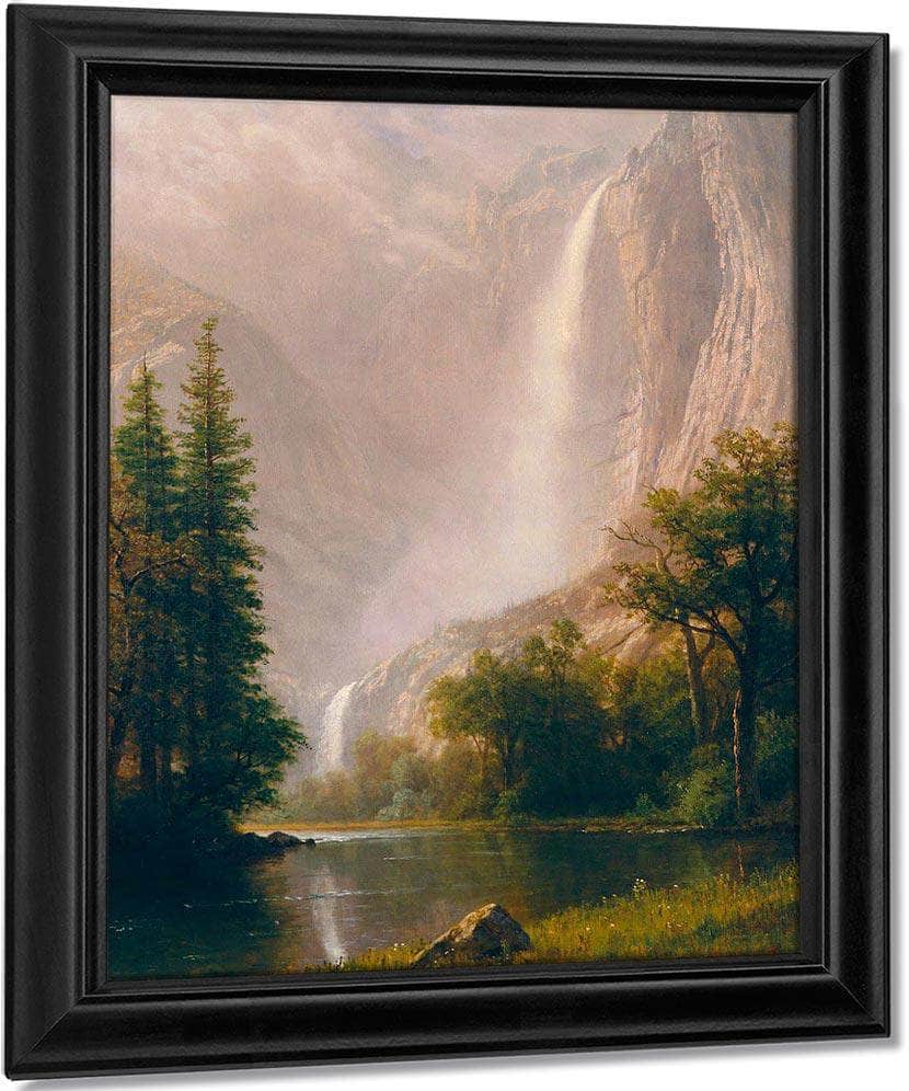 Yosemite Falls By Albert Bierstadt Fine Art Print