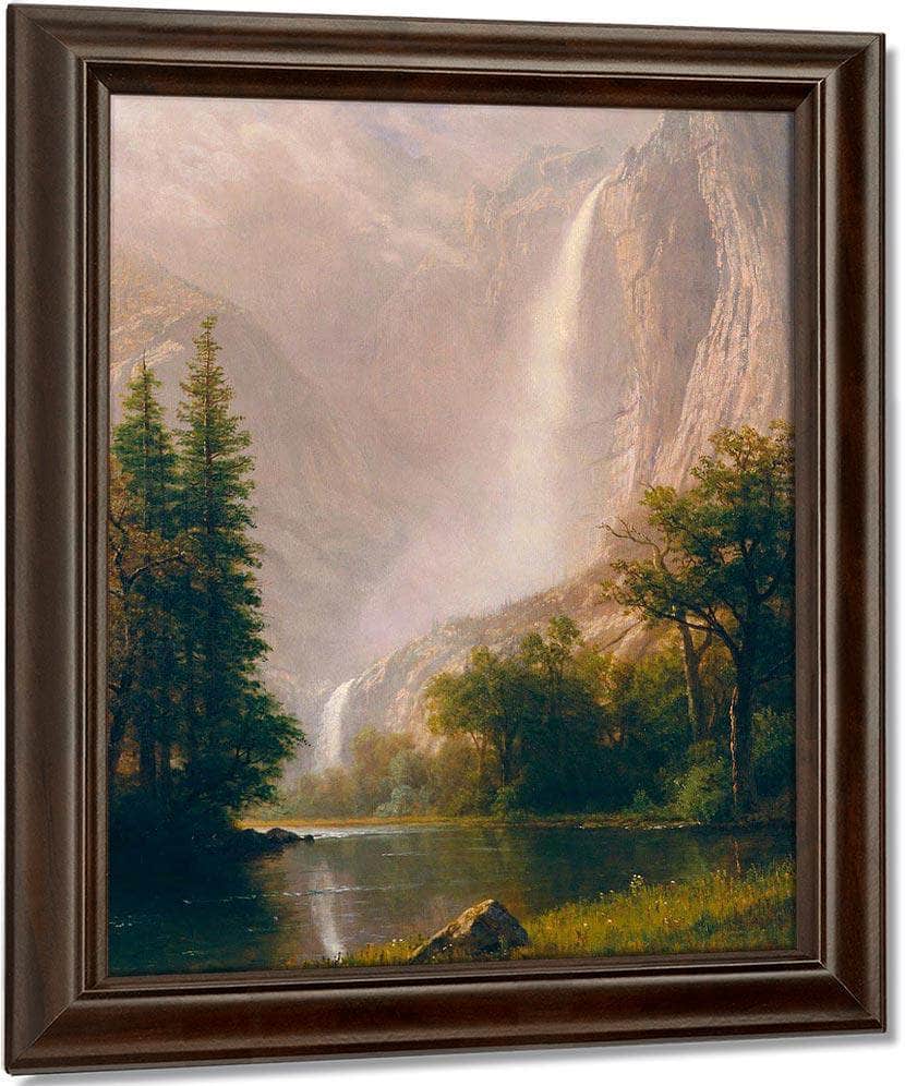Yosemite Falls By Albert Bierstadt Fine Art Print