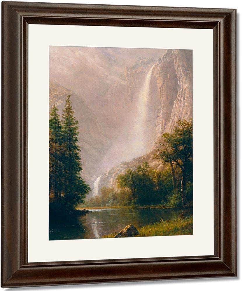 Yosemite Falls By Albert Bierstadt Fine Art Print