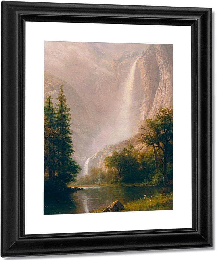 Yosemite Falls By Albert Bierstadt Fine Art Print