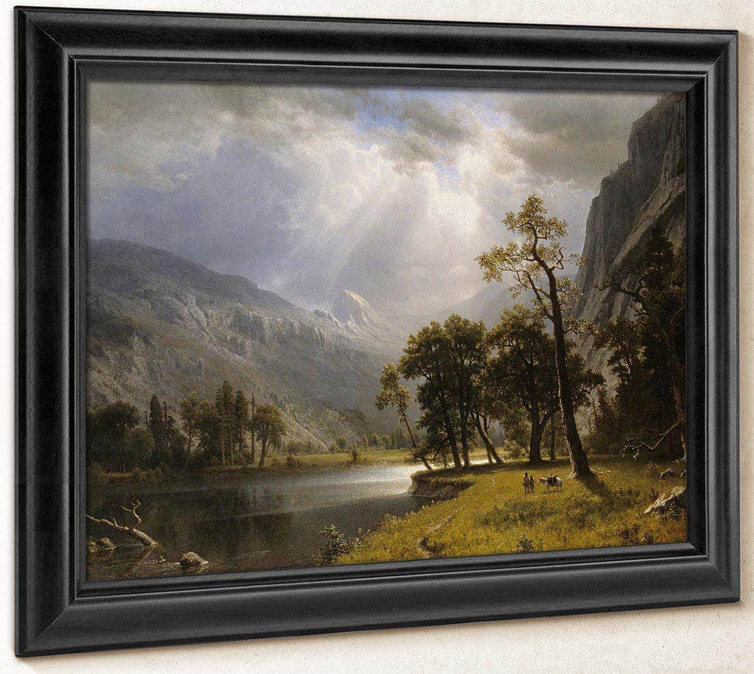 Yosemite Valley (Formerly Half Dome Yosemite Valley) By  Bierstadt, Albert Fine Art Print