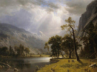 Yosemite Valley (Formerly Half Dome Yosemite Valley) By  Bierstadt, Albert Fine Art Print